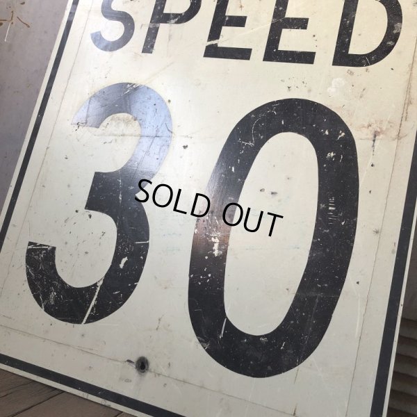画像7: Vintage Road Sign SPEED 30 (S393)