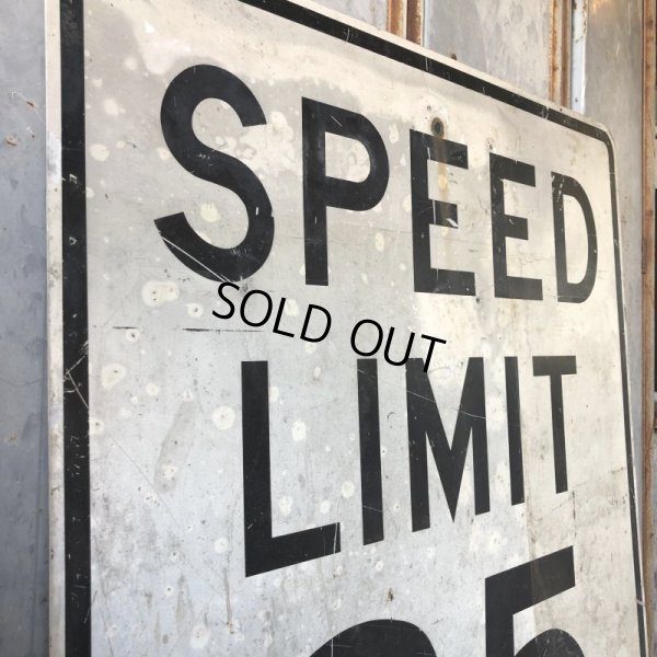 画像5: Vintage Road Sign SPEED LIMIT 25 MILES (S394)