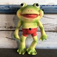 画像1: 50s Vintage Roll Over Red Rover Frog Squeak Toy (S399) (1)