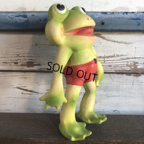 画像3: 50s Vintage Roll Over Red Rover Frog Squeak Toy (S399)