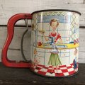 50s Vintage Hand-I-Sift Flour Sifter kitchen (S408)