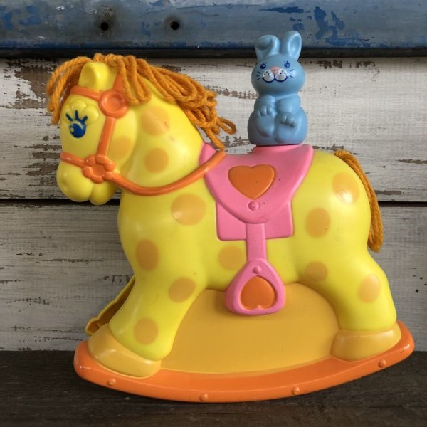 画像1: 80s Vintage Mattel Rocking Horse Toy (S403)