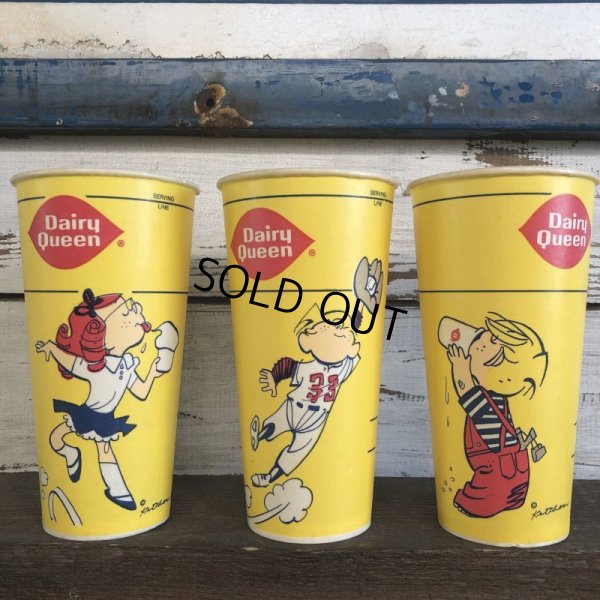 画像2: Vintage Wax Paper Cup Dairy Queen Dennis The Menace (S412)