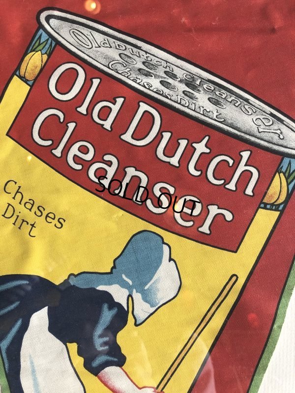 画像4: Antique OLD DUTCH Cleanser Advertising Store Banner Sign (S420)