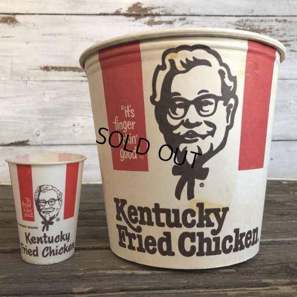 画像6: Vintage Wax Paper Cup KFC Kentucky Fried Chicken (S418)