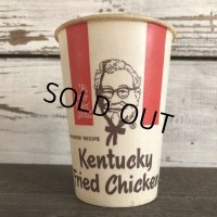 Vintage Wax Paper Cup KFC Kentucky Fried Chicken (S418)