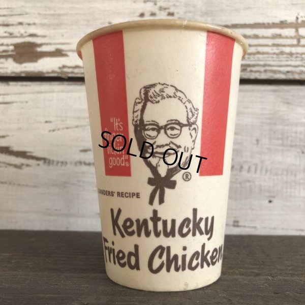 画像1: Vintage Wax Paper Cup KFC Kentucky Fried Chicken (S418)