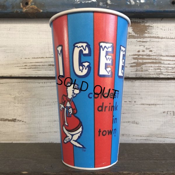 画像1: Vintage Wax Paper Cup ICEE (S413)