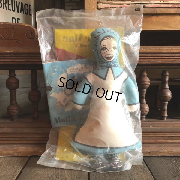 画像9: Vintage Mattie Mae Amish Doll With Book (S421)