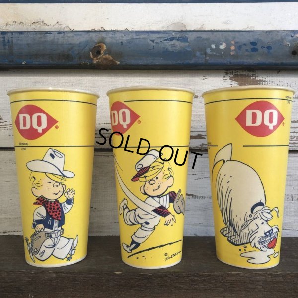 画像1: Vintage Wax Paper Cup Dairy Queen Dennis The Menace (S412)