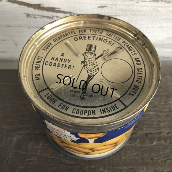画像6: Vintage Planters Mr Peanuts Can W/Handy Coaster (S423)