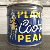 Vintage Planters Mr Peanuts Can W/Handy Coaster (S423)