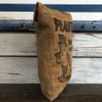 画像2: Vintage Planters Mr Peanuts Burlap Bag ROASTED PEANUTS 1LB (S422) (2)