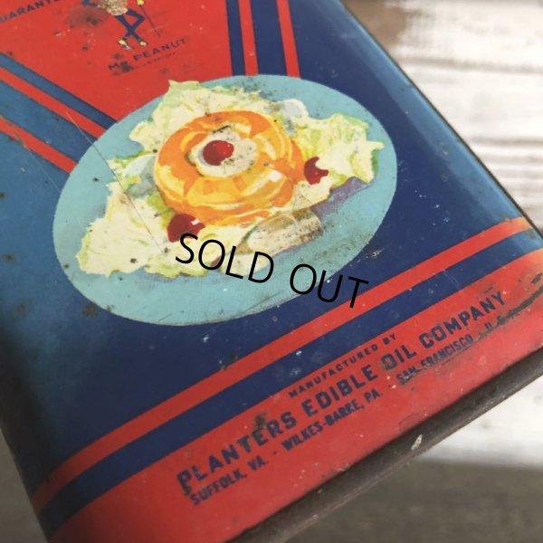 画像7: Vintage Planters Mr Peanuts Penut Oil Can (S424)