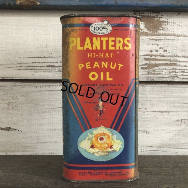 画像1: Vintage Planters Mr Peanuts Penut Oil Can (S424)