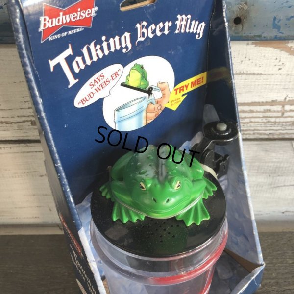 画像6: Vintage Budweiser Talking Frog Beer Mug  "Bud-Weis-Er"  (S431)