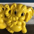 画像3: 70s Vintage Homco Wall Deco Yellow Elephant (S433) 