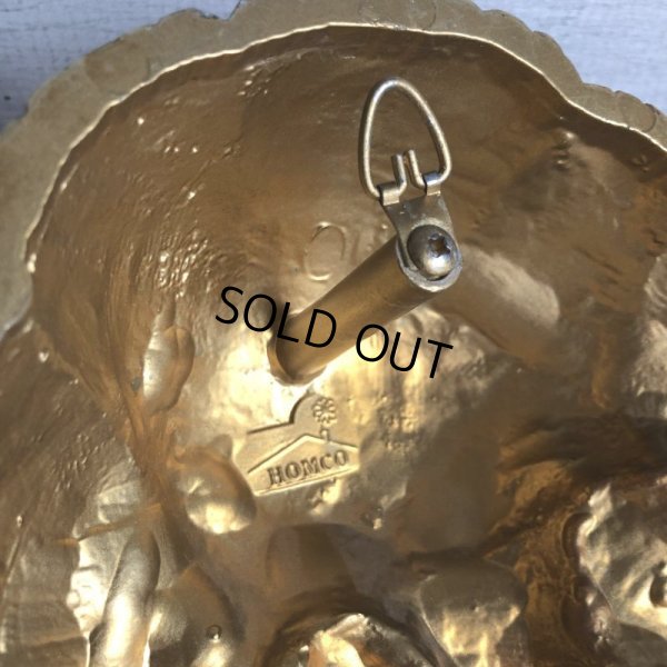 画像4: 70s Vintage Homco Wall Deco Gold Lion (S434) 