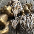 画像6: 70s Vintage Homco Wall Deco Gold Lion (S434) 