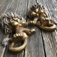 画像5: 70s Vintage Homco Wall Deco Gold Lion (S434) 