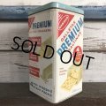 Vintage Can NABISCO Premium Saltine CRACKERS 14oz (S439)