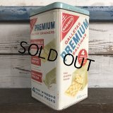 Vintage Can NABISCO Premium Saltine CRACKERS 14oz (S439)