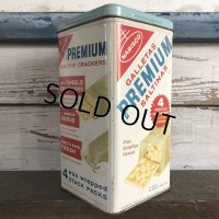 Vintage Can NABISCO Premium Saltine CRACKERS 14oz (S439)