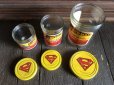 画像5: 80s Vintage Super Man DC comics PEANUT BUTTER Jar Bottles (S444)