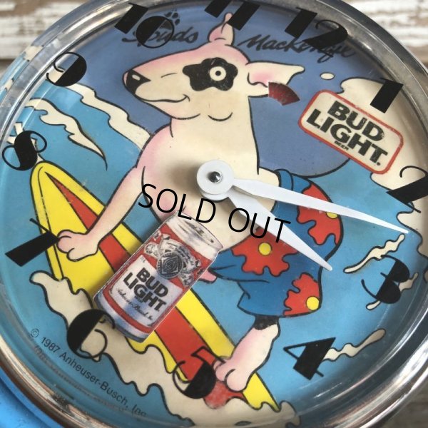 画像5: 80s Spuds MacKenzie Bud Light Alarm Clock Budweiser (S443)