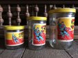 画像2: 80s Vintage Super Man DC comics PEANUT BUTTER Jar Bottles (S444) (2)