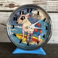 画像1: 80s Spuds MacKenzie Bud Light Alarm Clock Budweiser (S443) (1)