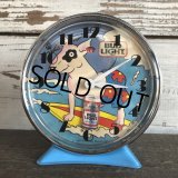 80s Spuds MacKenzie Bud Light Alarm Clock Budweiser (S443)
