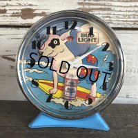 80s Spuds MacKenzie Bud Light Alarm Clock Budweiser (S443)