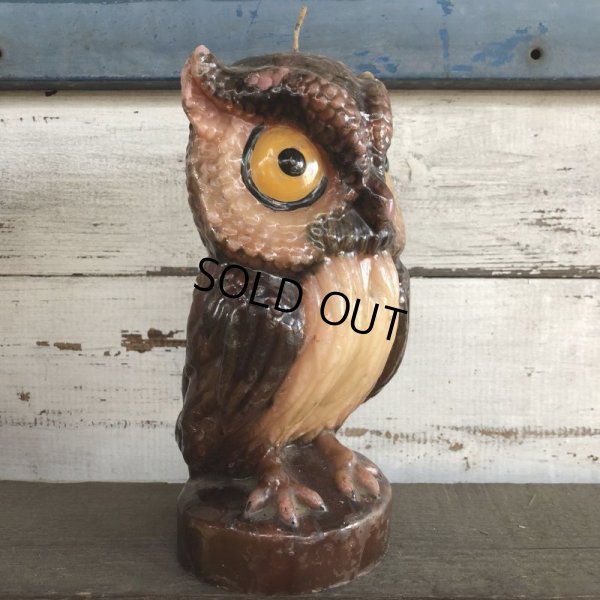 画像2: Vintage Owl Candle (S451)