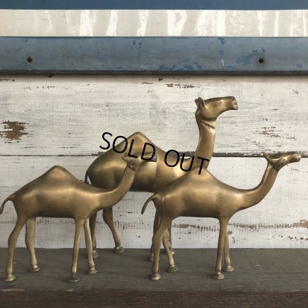 画像2: Vintage Brass Camel Set (S450)