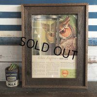 40s Vintage SHELL Advertising W/Frame (S449)