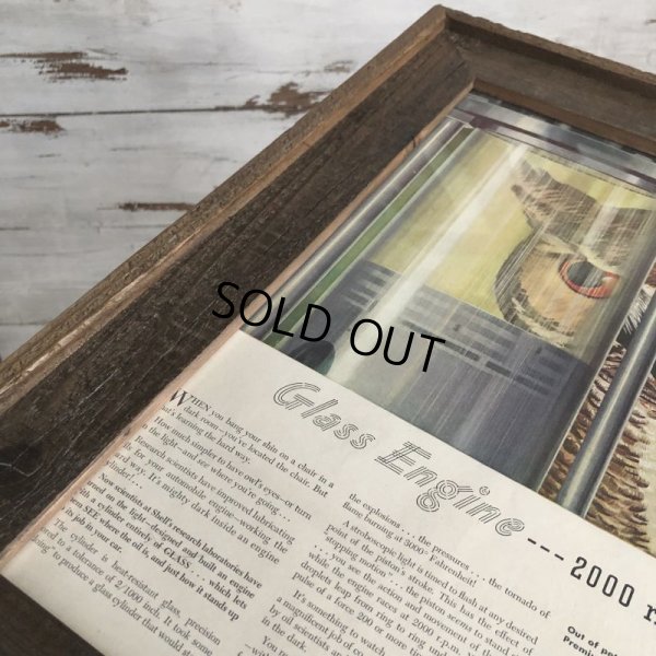 画像3: 40s Vintage SHELL Advertising W/Frame (S449)