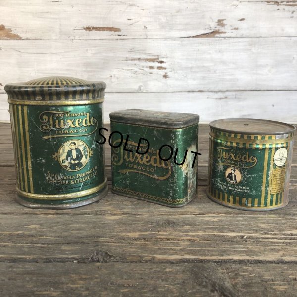 画像10: Vintage Cigar Tabacco Can PATTERSONS Tuxedo TOBACCO (S468)  