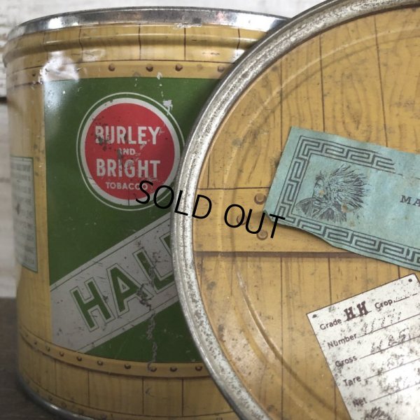 画像7: Vintage Cigarette Tabacco Can  Burley and Bright HALF & HALF (S456)  
