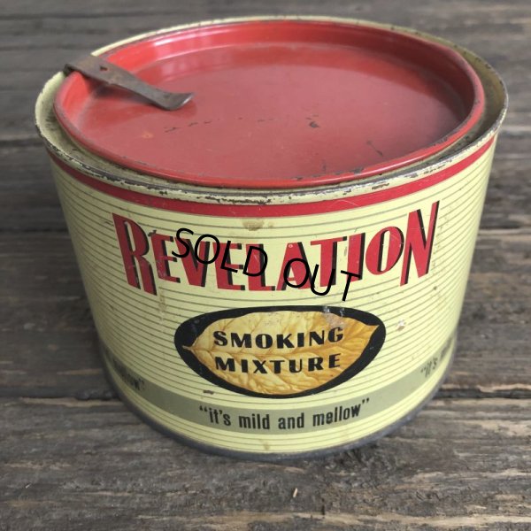 画像1: Vintage Cigar Tabacco Can REVELATION (S462)  
