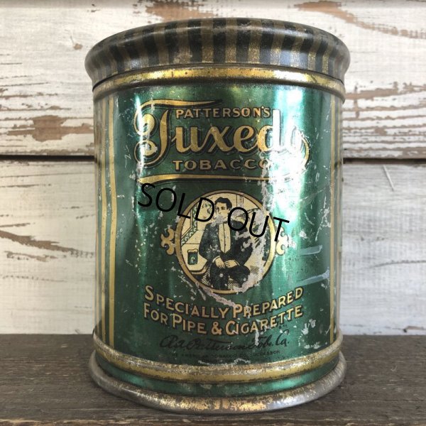 画像3: Vintage Cigar Tabacco Can PATTERSONS Tuxedo TOBACCO (S468)  