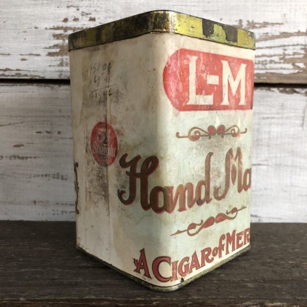 画像5: Vintage Cigar Tabacco Can L-M Hand Made  (S463)  