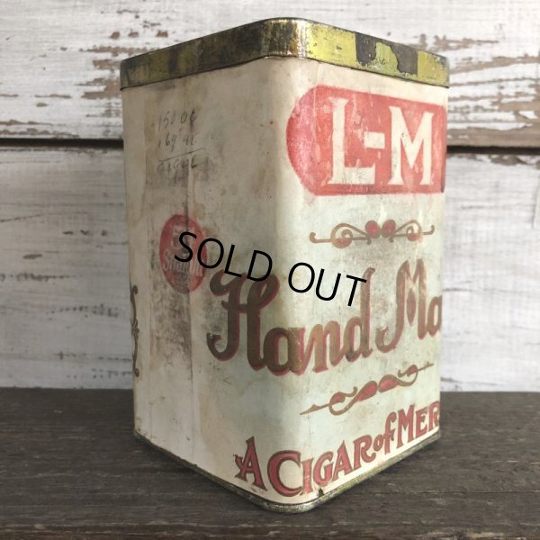 画像5: Vintage Cigar Tabacco Can L-M Hand Made  (S463)  