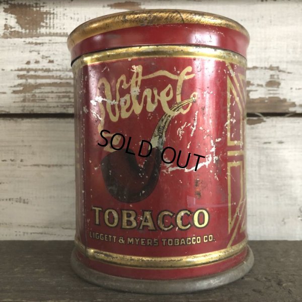 画像5: Vintage Cigarette Tabacco Can Velvet (S457)