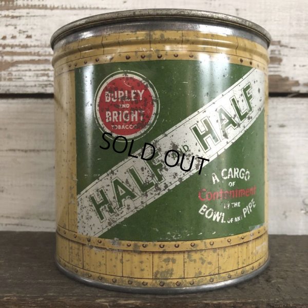画像3: Vintage Cigarette Tabacco Can  Burley and Bright HALF & HALF (S456)  
