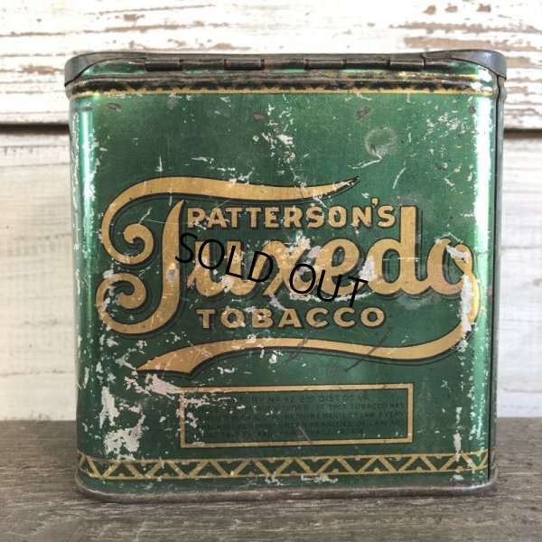 画像3: Vintage Cigar Tabacco Can PATTERSONS Tuxedo TOBACCO (S466)  