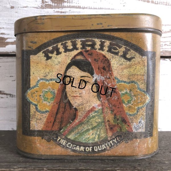 画像3: Vintage Cigar Tabacco Can MURIEL (S464)