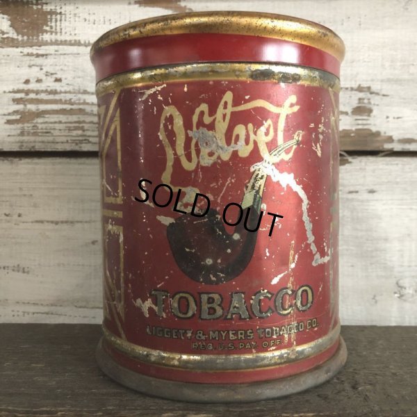 画像3: Vintage Cigarette Tabacco Can Velvet (S457)