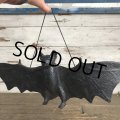 Vintage Halloween Scary Monster Black Bat (S473)