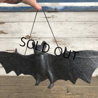 Vintage Halloween Scary Monster Black Bat (S473)